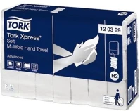 Tork COR_KHH809 kéztörlő, interfold, 2 réteg, 136 lap, h2 rendszer, advanced, tork kép