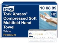 Tork COR_KHH929 kéztörlő, tömörített, interfold, 2 réteg, 225 lap, h2 rendszer kép