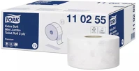 Tork DA503XSZHT110255 toalettpapír t2 mini jumbo premium extra soft, 3r., fehér, 120m/tek, 12tek kép