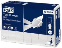Tork DA503XSZHT120399 Kéztörlő h2 advanced interfold, soft, 2r., 136lap/csg, 21csg/karton kép