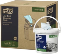 Tork DA503XSZHT190492 tekercses tisztítókendő w10 szöszszegény premium, türkiz, 60m/tek kép
