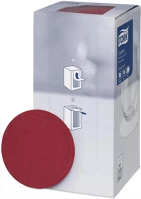 Tork DA503XSZHT474469 Poháralátét burgundi, 8r., 9cm, 250db/csg, 12csg/karton kép