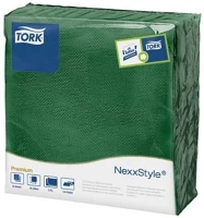 Tork DA503XSZHT478792 szalvéta nexxstyle range premium 38x39cm, 2 rétegű, sötétzöld, 50 lap kép