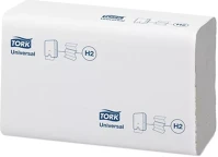Tork H2 TORK_150299 FEHÉR Kéztörlő 2 rétegű hajtogatott 237 lap/csomag 20 csomag/karton universal kép