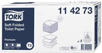 Tork PREIUM T3 2 Toalettpapír  soft preium t3 2 rétegű hajtogatott fehér 252 lap 30cs/krt kép