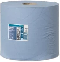 Tork W1 TORK_130070 KÉK Ipari törlő 2 rétegű tekercses  átmérő: 37,5 cm 1000 lap/340 méter kép