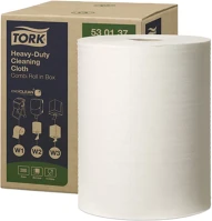 Tork W2 TORK_530137 FEHÉR Ipari törlő 1 rétegű belsőmagos átmérő: 25 cm 280 lap/106,4 méter kép
