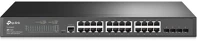 Tp-link SG3428 Switch 24x1000mbps + 4xgigabit sfp + 2xkonzol port, menedzselhető, kép