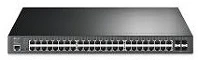 Tp-link SG3452XP Switch 48x1000mbps (48xpoe+) + 4x10gbps sfp+ + 1konzol port, menedzselhető, kép
