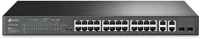 Tp-link SL2428P Switch 24x100mbps (24xpoe) + 4x1000mbps + 2xgigabit sfp, menedzselhető, kép