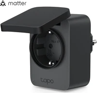 Tp-link TAPO P410M Smart home 1db villásdugó cee 7/3 (eu) smart plug fekete kép