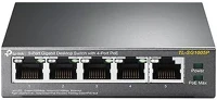 Tp-link TL-SG1005P 5-PORTS Tl-sg1005p 5-ports gigabit desktop switch with 4-port poe kép
