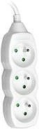 Tracer TRALIS44614 Hosszabbító  powercord 3m (3 foglalat; fehér) kép