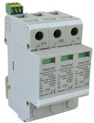Tracon ESPD1+2-12.5-4P Cserélhető betéttel t1+t2 ac típusú túlfeszültség levezető kép
