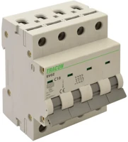 Tracon EVOZ4B10 10a b 4p 6ka kismegszakító kép