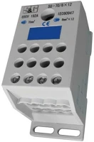 Tracon FLE-25 Sínre szerelhető/ szürke/ 2×25mm2 / 2×25mm2/ 400vac/ 101a főáramköri leágazó kapocs kép