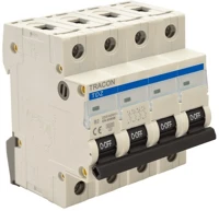 Tracon TDZ-4B-20 B-4p-20a kismegszakító kép