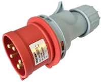 Tracon TICS-025H 32a/ 400v/ 3p+n+e/ 6h/ ip44 külső tömítőszelencével ipari csatlakozó dugó kép