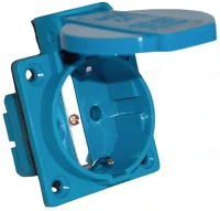 Tracon TICS-105S 16a/250v/2p+e/ip44 beépíthető csatlakozóaljzat oldalsó védőérintkezővel kép