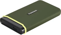 Transcend ESD380 Esd380 500gb usb-c 3.2 gen2×2 ütésálló külső ssd zöld kép