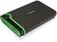 Transcend 25M3 1.0tb storejet 25m3 slim usb 3.1 gen 1 külső hdd - iron gray (szürke) kép