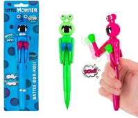 Trendhaus 953308 Golyóstoll  little monster bokszolós figura, 3 féle kép