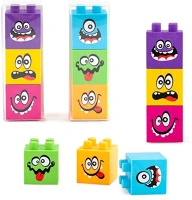 Trendhaus 957085 Radír  little monster 3 emeletes torony, 2 féle kép