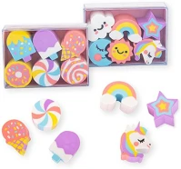 Trendhaus 959317 Radír  unicorn & candy 6 db/doboz, 2 féle készlet kép