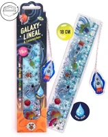 Trendhaus 962454 Vonalzó  space adventure galaxy könyvjelző funkcióval, 18 cm kép