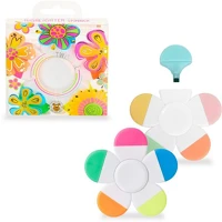 Trendhaus 968012 Szövegkiemelő  virágforma 5 in 1 spinner funkcióval kép