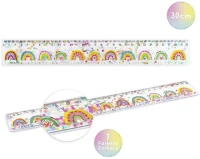 Trendhaus P0011-0015 Good feelings 30cm csillámos vonalzó kép