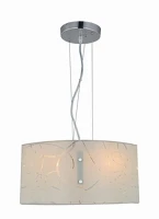 Trio 304400201 Spirelli 40w fehér függesztett lámpatest kép