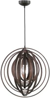 Trio 305900126 Boolan 60w barna függesztett lámpatest kép