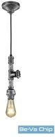Trio 307000188 Gotham 1 x e27 antik ezüst fém 1 ágú függeszték kép