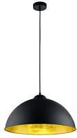 Trio 308000132 Romino ii 60w fekete függesztett lámpatest kép