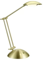 Trio 572410108 Calcio 6w 560lm 3000k sárgaréz asztali lámpatest kép