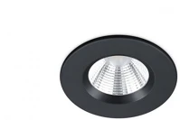 Trio 680710132 Zenia 5,5w 345lm 3000k ip65 süllyesztett fekete spot kép