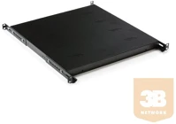 Triton RAB-UP-650-A4 650mm perforált polc rack szekrénybe, 1u, 19“, terhelhetősége 80kg kép