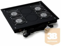 Triton RAX-CH-X04-X3 Tető vagy alapzat ventilátor rack szekrénybe, 60W (4x ventilátor kép
