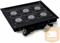 Triton RAX-CH-X05-X3 Tető vagy alapzat ventilátor rack szekrénybe, 90W (6x ventilátor kép