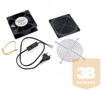 Triton RAX-CH-X07-X9 Ventilátor készlet, rua típusú rack szekrényekbe kép