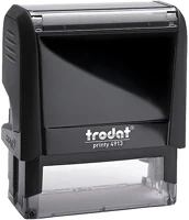 Trodat 04.01031 Bélyegző  printy 4.0 4913 fekete ház piros párna kép