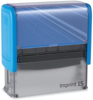 Trodat 8915 Bélyegzőház  8915 imprint 2.0 kék, fekete párnával kép