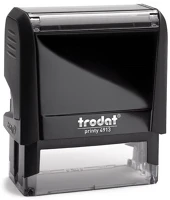 Trodat 43072 Bélyegzőház  4913 4.0 fekete, fekete párnával kép