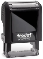 Trodat 4910F/F Bélyegző  printy 4910 fekete ház fekete párna kép