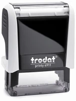 Trodat 4911F/H Bélyegző  printy 4.0 4911 fehér ház fekete párna kép