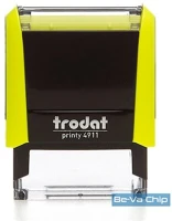 Trodat 4911 4911 printy 4.0 neon sárga bélyegző kép