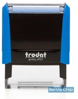 Trodat 4912 4912 printy 4.0 kék bélyegző kép