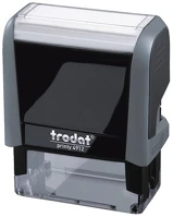 Trodat 4912SZ/F Bélyegző  printy 4.0 4912 eco-szürke ház fekete párna kép