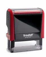 Trodat 4913P/F Bélyegző  printy 4.0 4913 tűzpiros ház fekete párna kép
